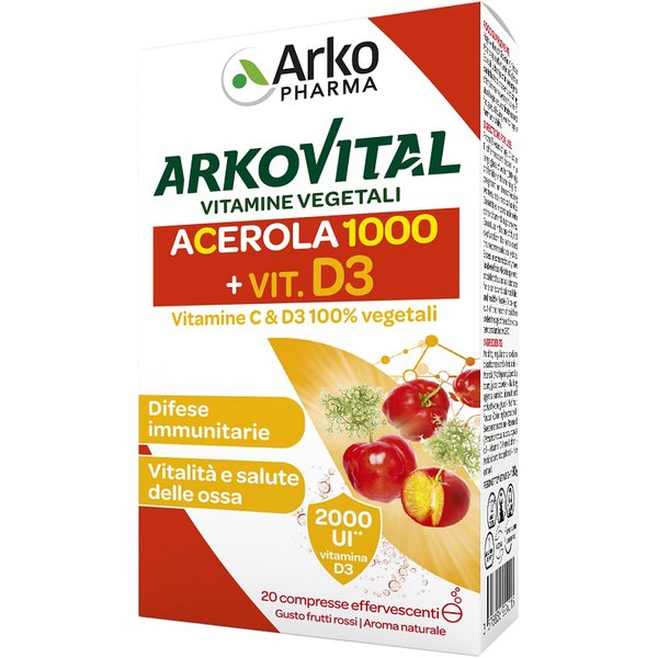 Arkovital Vitamine C+D3 20CPR-image
