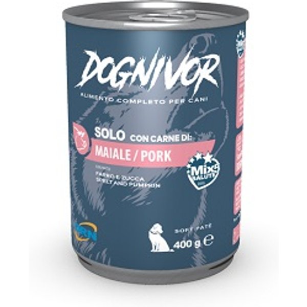Nextmune DRN Dognivor Cane Solo Maiale Farro Zucca 400GR (Lattina)-image