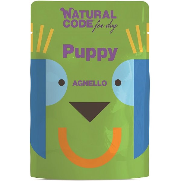 Natural Code Cane Puppy Agnello 300GR (Bustina)-image