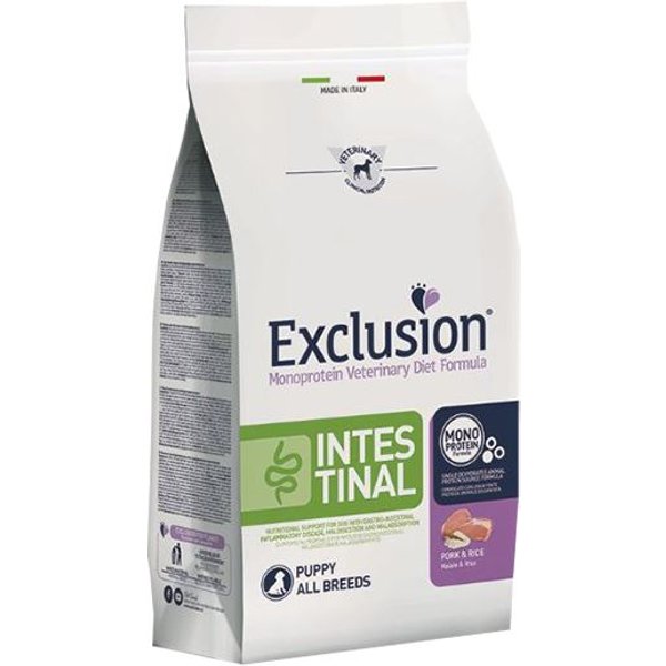 Exclusion Cane Diet Intestinal ALL Breeds Puppy Maiale Riso 800GR-image