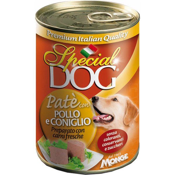 Special DOG Cane Pate' Pollo Coniglio 400GR (Lattina)-image