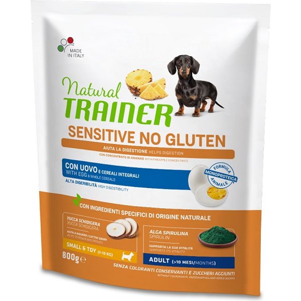 Trainer Natural Cane Sensitive Small/ TOY Adult Uovo 800GR-image