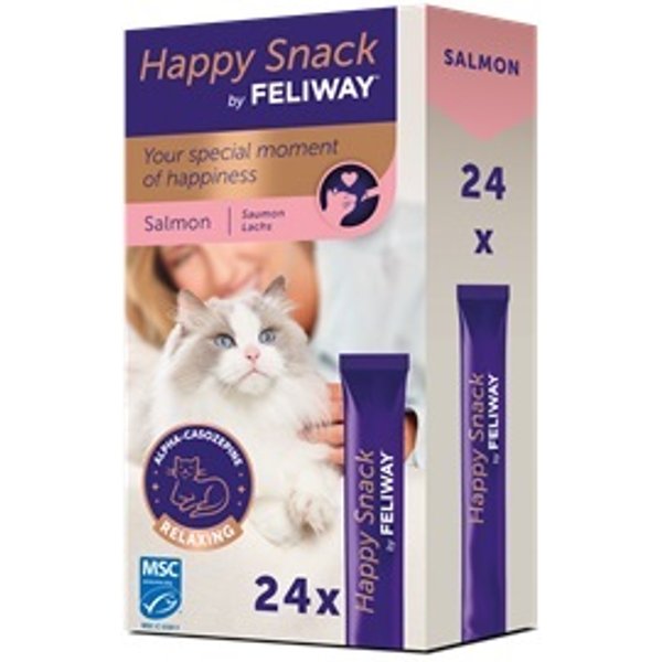 Feliway Happy Snack 24 Stick Salmone - Ceva-image