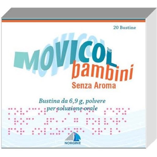 Movicol Bambini 20 Bustine Senza Aroma - Per Il Trattamento Della Stipsi Cronica Nei Bambini-image