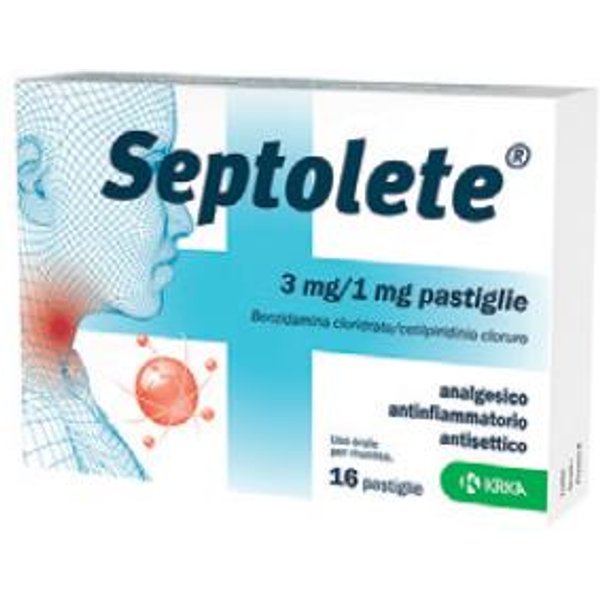 SEPTOLETE*16PASTIGLIE 3MG+1MG-image