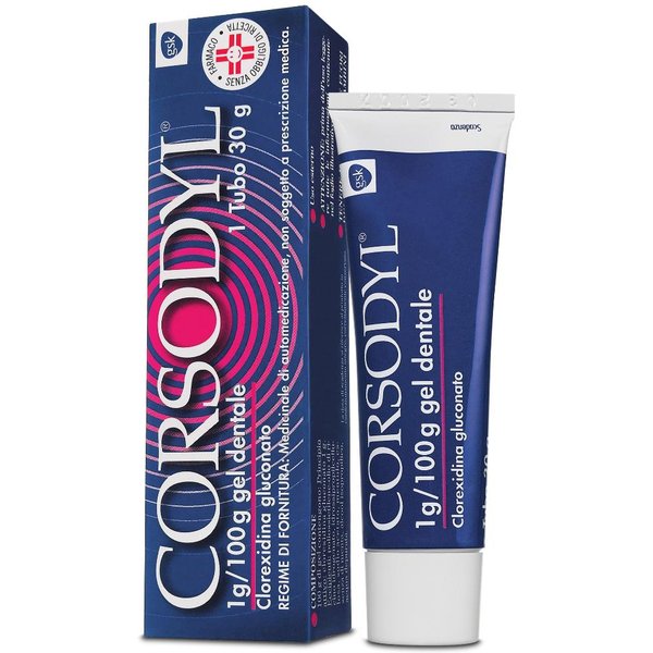 Corsodyl Gel Dentale Disinfettante 30 Gr 1G/100G-image