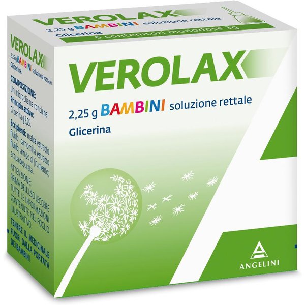 Verolax Bambini Soluzione Rettale 6 Microclismi 3G-image
