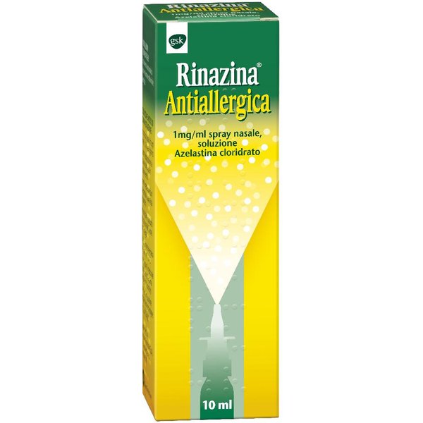 Rinazina Antiallergica Spray Nasale 10 Ml - Azione Diretta E Rapida Contro I Sintomi Della Rinite Allergica-image