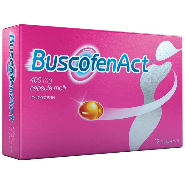 Buscofenact 12 Capsule 400Mg - Analgesico E Antinfiammatorio-image
