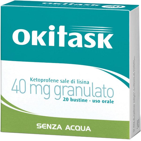 Okitask Granulato Orosolubile 20 Bustine 40Mg - Analgesico Ed Antinfiammatorio-image