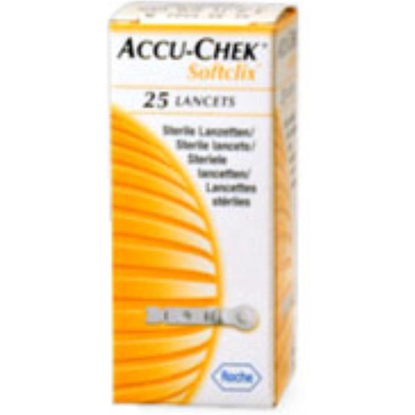Accu-Chek Softclix 25 Lancette Pungidito Per La Misurazione Della Glicemia-image