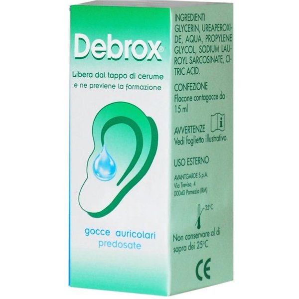 Debrox Gocce Auricolari Flacone Da 15 ML Per Liberare L'orecchio Dal Tappo Di Cerume E Prevenirne La Formazione-image