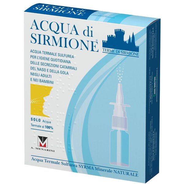 Acqua DI Sirmione Spray 6 Flaconcini 15 Ml - Spray Nasale All'acqua Termale-image