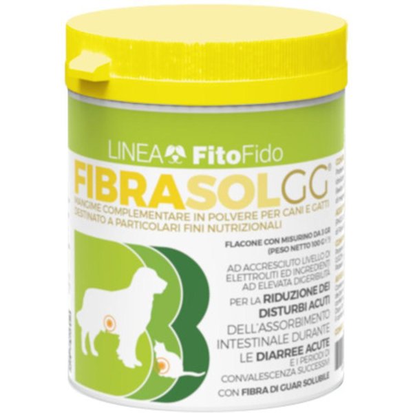 Fibrasol GG Polvere 100 G Mangime Cani E Gatti Per Disturbi Intestinali-image