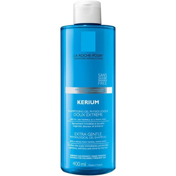 LA Roche Posay Kerium Doux Extreme Shampoo Gel Per Cuoio Capelluto Sensibile E Capelli Normali 400 Ml-image