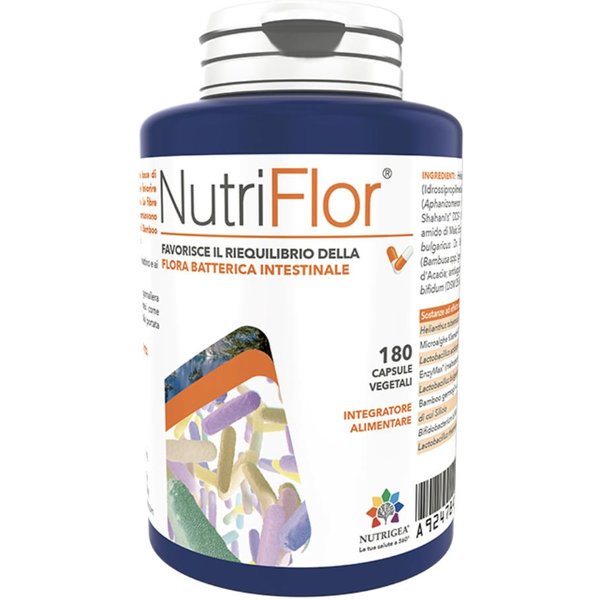 Nutriflor 180 Capsule Integratore Di Fermenti Lattici E Prebiotici-image