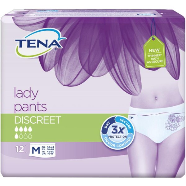Tena Silhouette Blanc M 12PZ-image