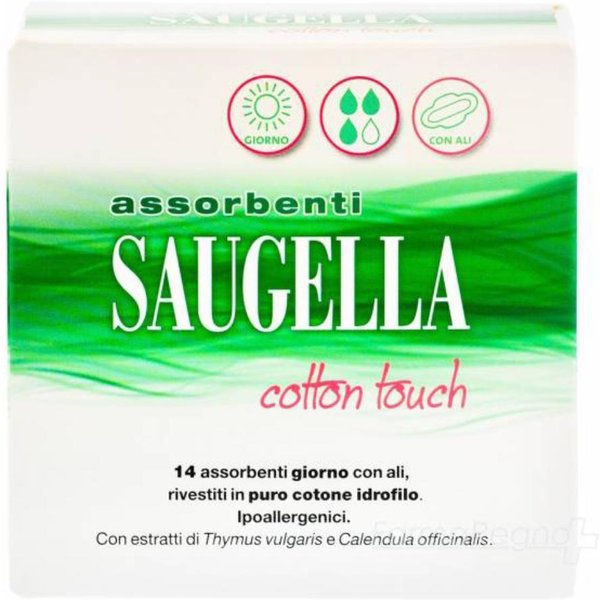 Saugella Cotton Touch 14 Assorbenti Giorno Con Ali-image