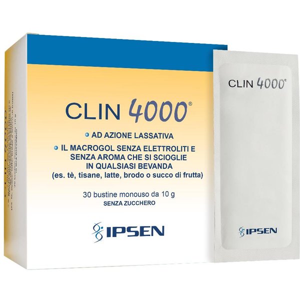 Clin 4000 30 Bustine Da 10 Gr - Lassativo In Polvere-image