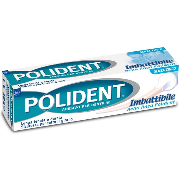 Polident Imbattibile Adesivo Per Protesi Dentaria Lunga Tenuta E Durata 40 Gr-image