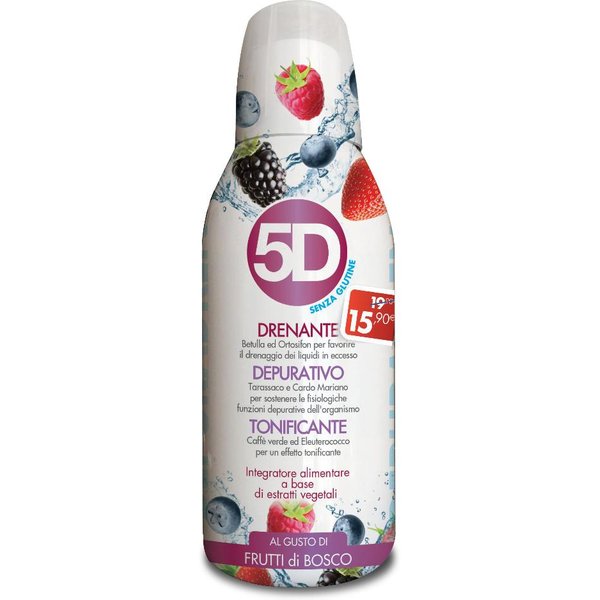 5D Sleeverato Drenante Ai Frutti Bosco 500Ml-image