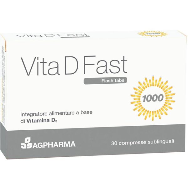 Vita D Fast 30 Compresse Integratore Vitamina D-image