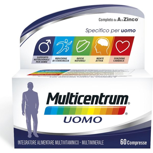 Multicentrum Uomo 60 Compresse Integratore Per Uomo-image