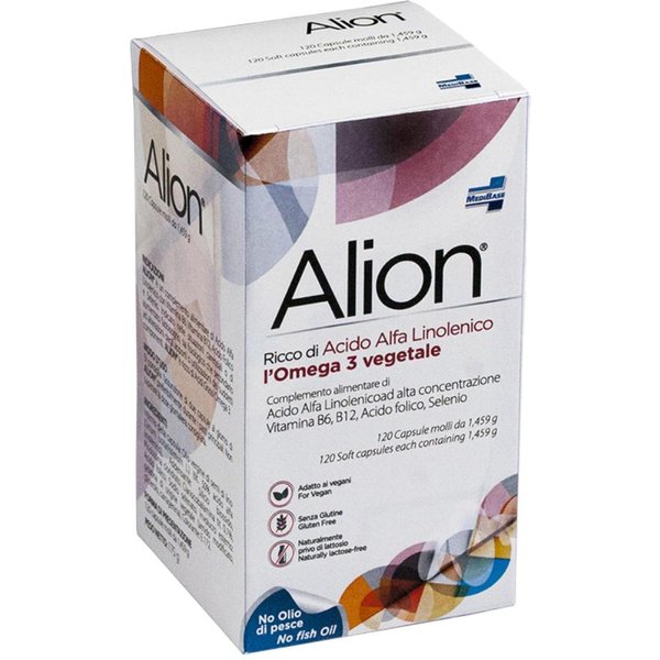 Alion Omega 3 Vegetale 120 Capsule - Integratore Per La Funzione Cardiovascolare-image