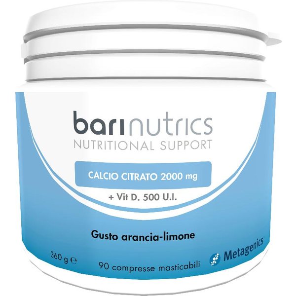 Barinutrics Calcio Agrumi 90 Compresse Masticabili Integratore Per Il Benessere Delle Ossa-image
