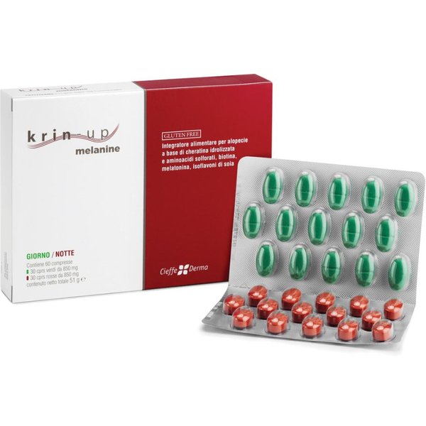 Krin Up Melanine 60 Capsule - Integratore Per Il Rafforzamento Della Cheratina-image