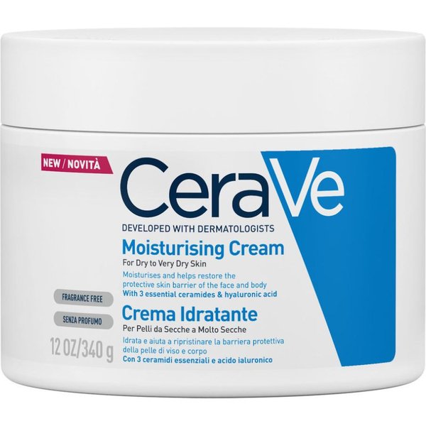Cerave Crema Idratante Viso E Corpo 340 Gr - Per Pelli Da Secche A Molto Secche-image