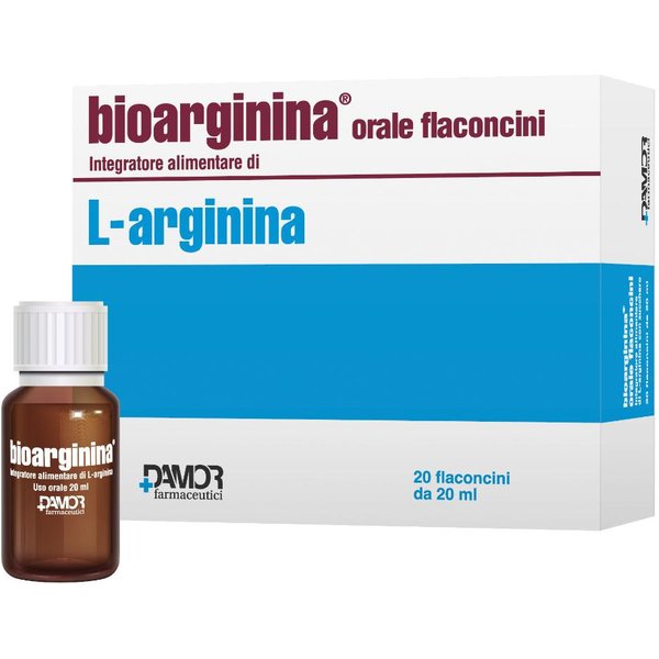 Bioarginina Orale 20 Flaconcini Da 20 Ml - Integratore Di L-Arginina-image