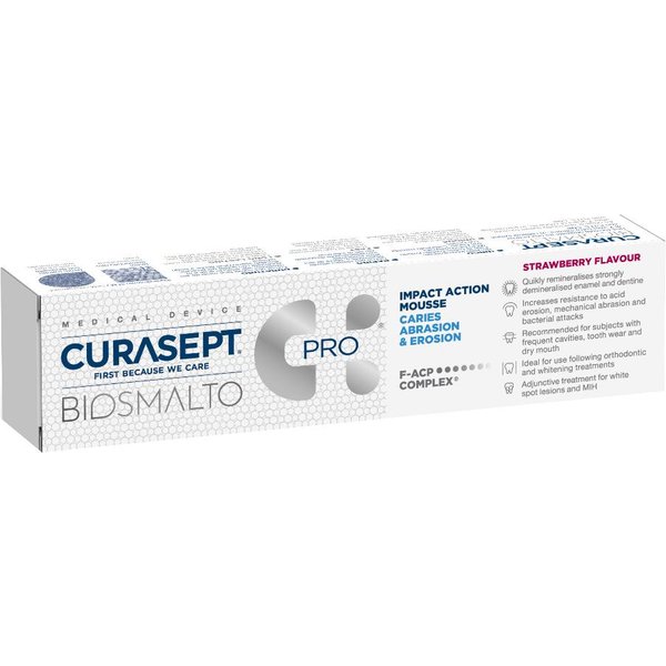 Curasept Biosmalto Carie Mousse Fragola 50Ml-image