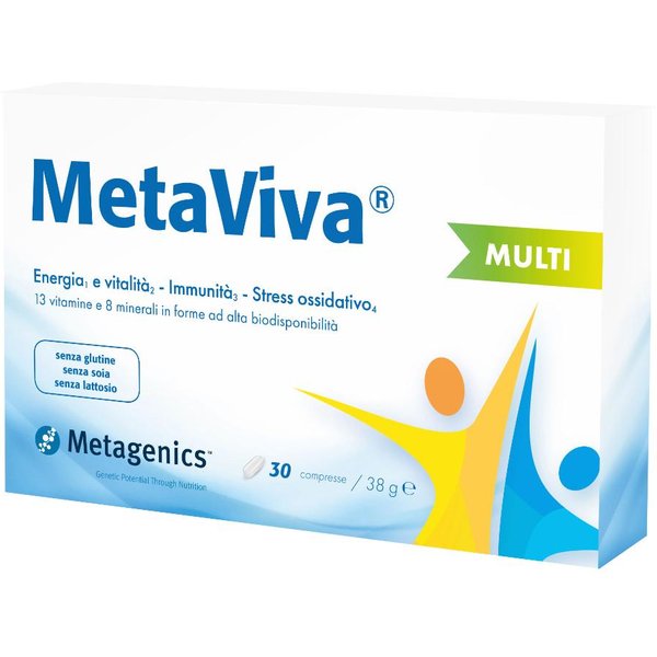 Metaviva Metagenics Multi 30 Compresse - Integratore Di Vitamine E Minerali-image