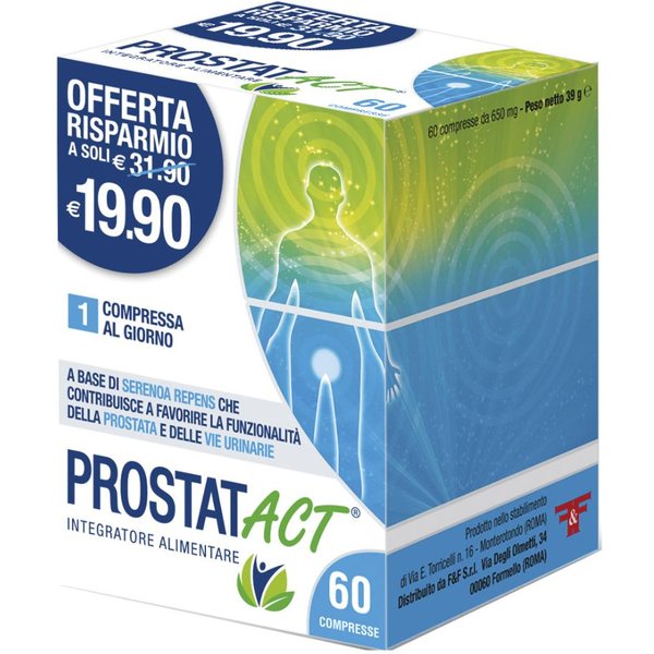 Prostatact 60 Compresse Benessere Prostata E Vie Urinarie-image