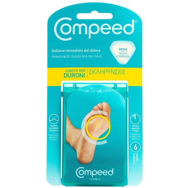 Compeed Cerotti Per Duroni Medio 6 Pezzi-image