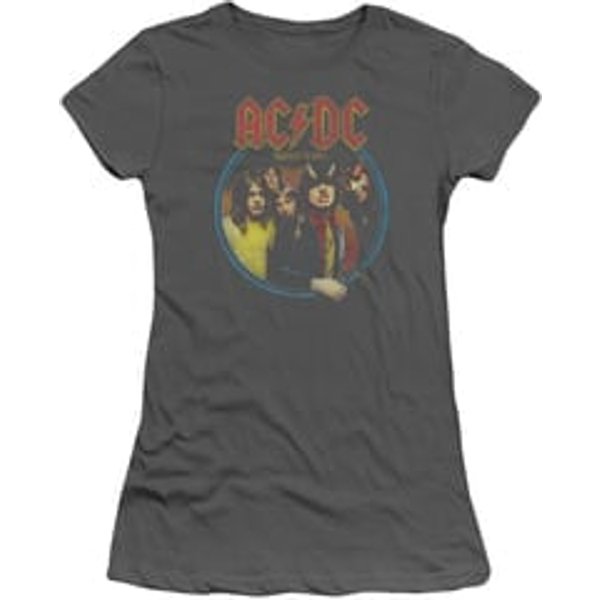 ACDC Juniors Shirt Highway To Hell Charcoal T-Shirt