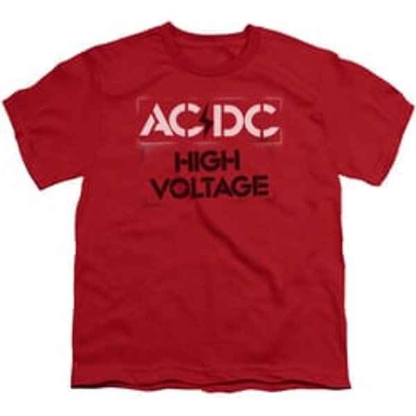ACDC Kids Shirt High Voltage Red T-Shirt