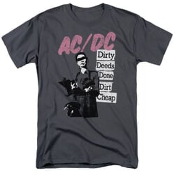 ACDC Shirt Dirty Deeds Charcoal T-Shirt