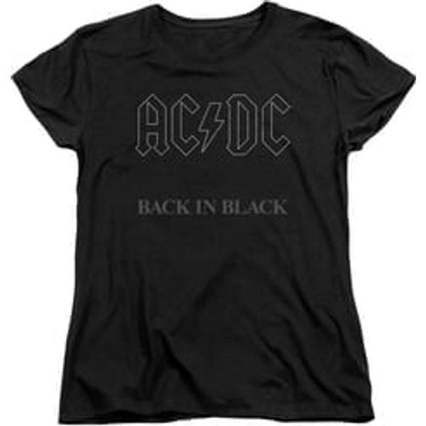 ACDC Womens Shirt Back In Black Black T-Shirt