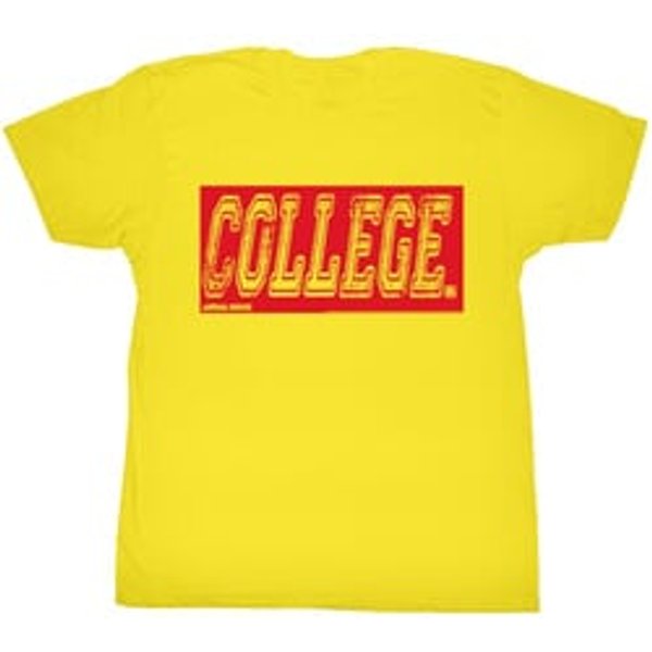 Animal House Shirt College Oby Adult Yellow Tee T-Shirt