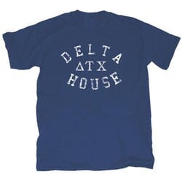 Animal House Shirt Delta House Navy Blue Tee T-Shirt