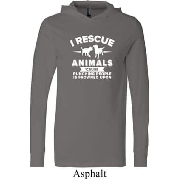 Animal Rescue Lightweight Hoodie Tee