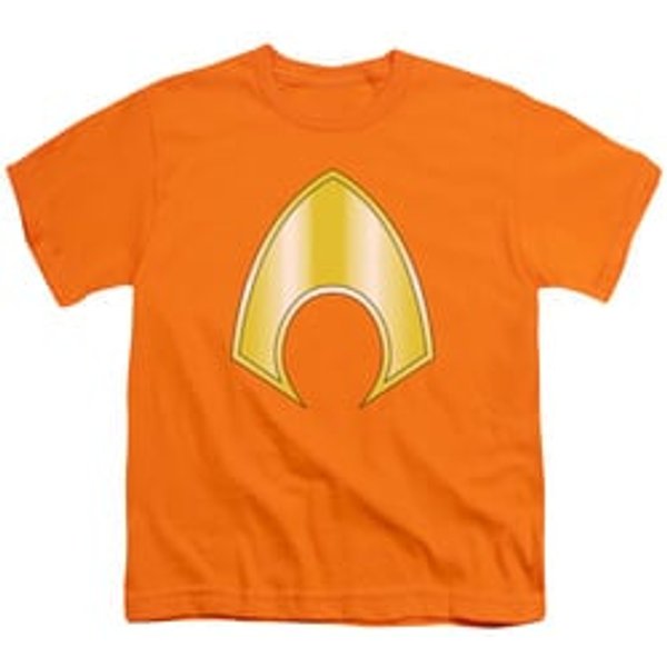 Aquaman Kids Shirt Logo Orange T-Shirt