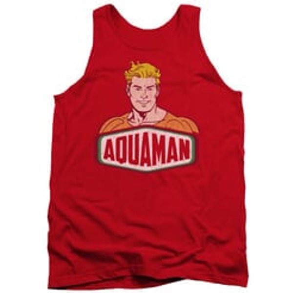 Aquaman Tank Top Sign Red Tanktop