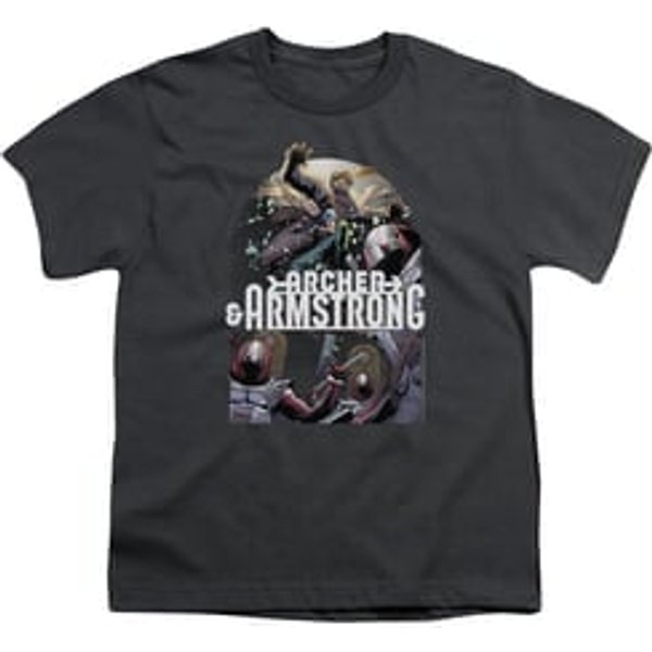 Archer & Armstrong Kids Shirt Dropping In Charcoal T-Shirt