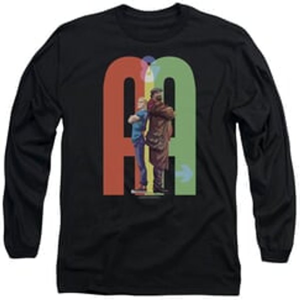 Archer & Armstrong Long Sleeve Shirt Back To Back Black Tee T-Shirt
