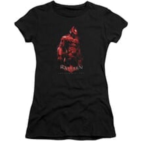 Arkham Knight Shirt Juniors Red Suit Black T-Shirt
