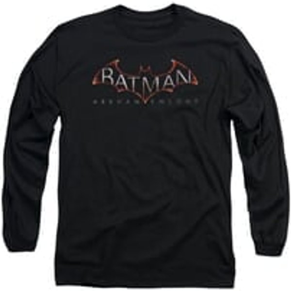 Arkham Knight Shirt Logo Long Sleeve Black Tee T-Shirt
