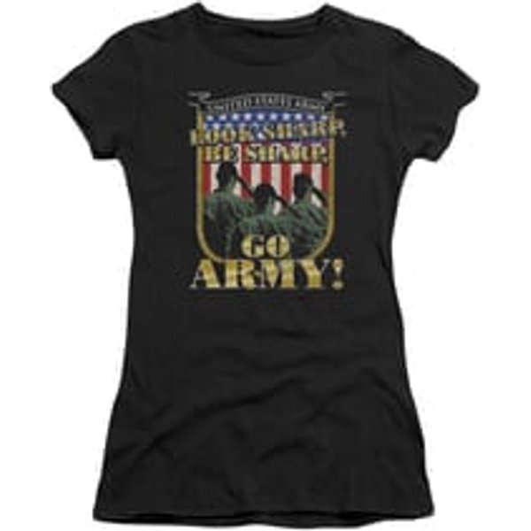 Army Shirt Juniors Look Sharp Black T-Shirt